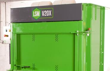 V20X Cross Ram Baler low and narrow