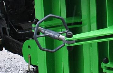 Agri waste baler heavy duty door clamp