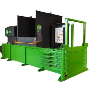 horizontal waste baler