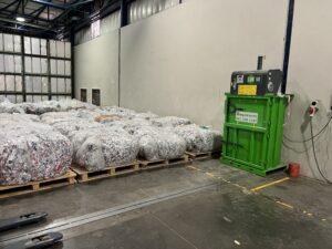 Waste Baler sensitive packaging