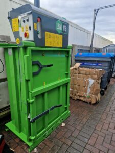 Cardboard Waste Baler