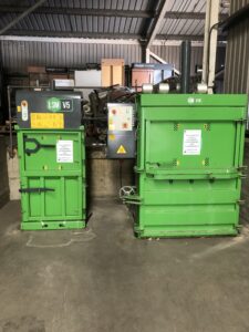 Recycling balers - V5 & V8 on site